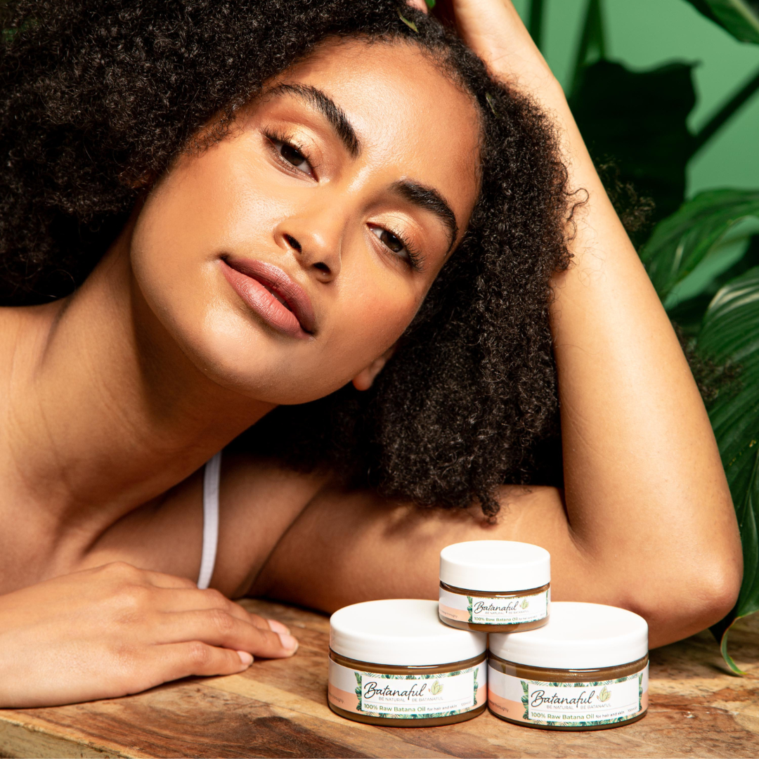 Natural 100% Pure Batana Oil For Hair Growth Batana Oil Butter Hair Mask  From Honduras Hair Loss Treatment For Black Men & Women